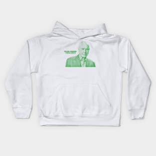 Alan Arkin - greensolid stylee Kids Hoodie